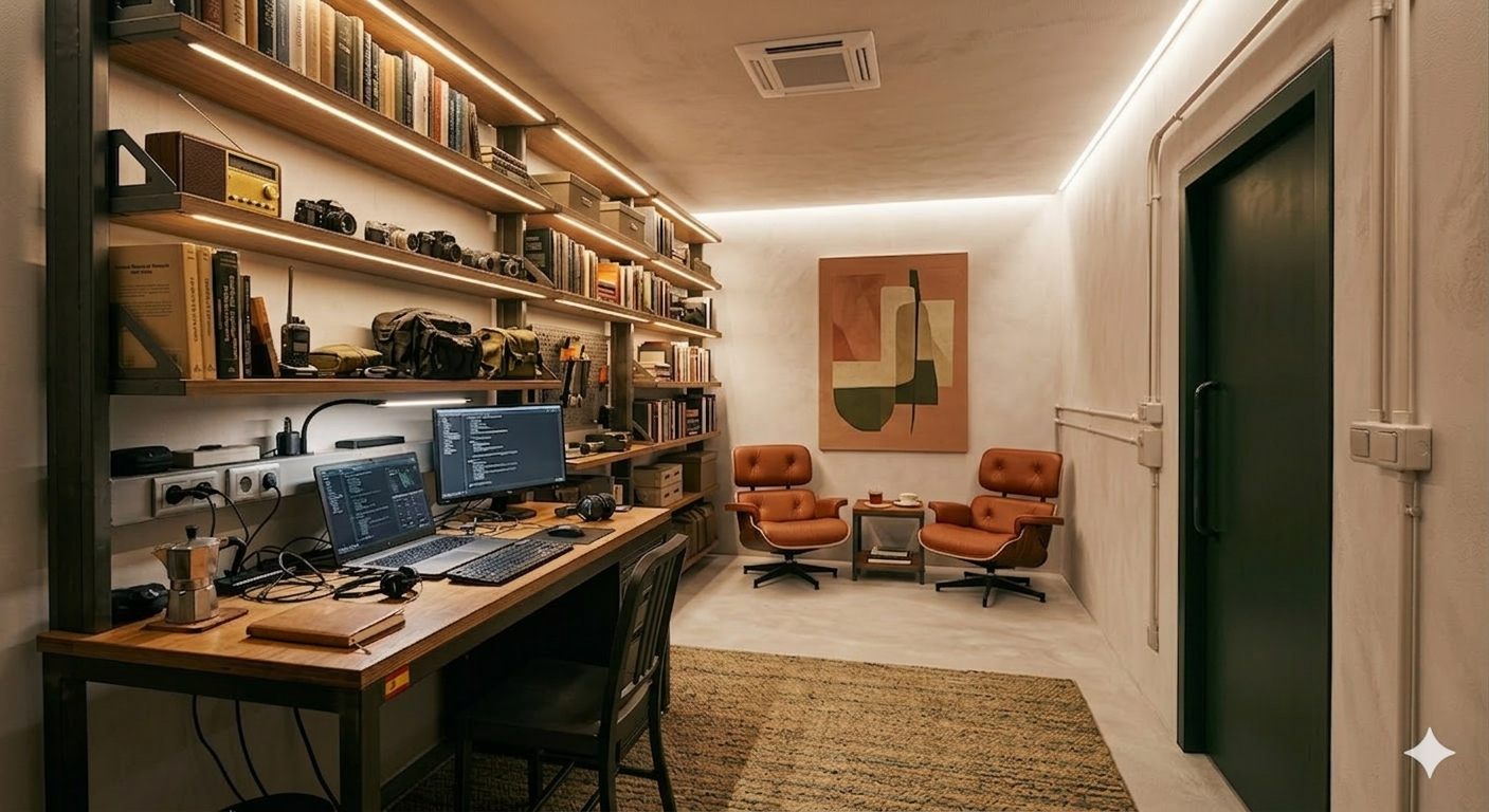 Modern hallway interior
