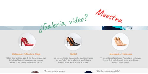 Landing pages:detalles y muestras