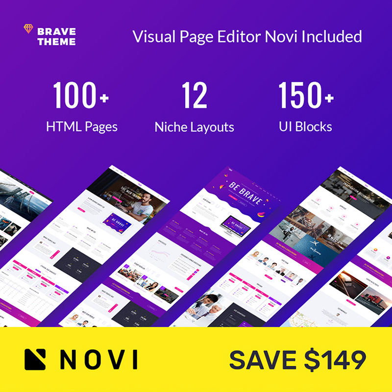 Brave Theme - Multipurpose HTML Website Template